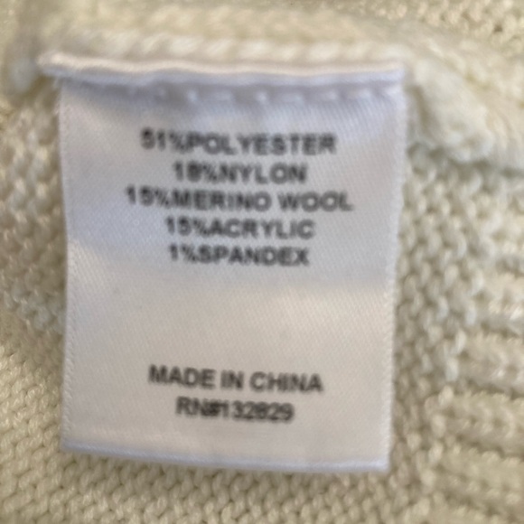 L’Academic Caledon boxy fairisle turtleneck sweater size small - Picture 5 of 7